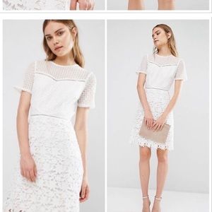 Reiss white dress